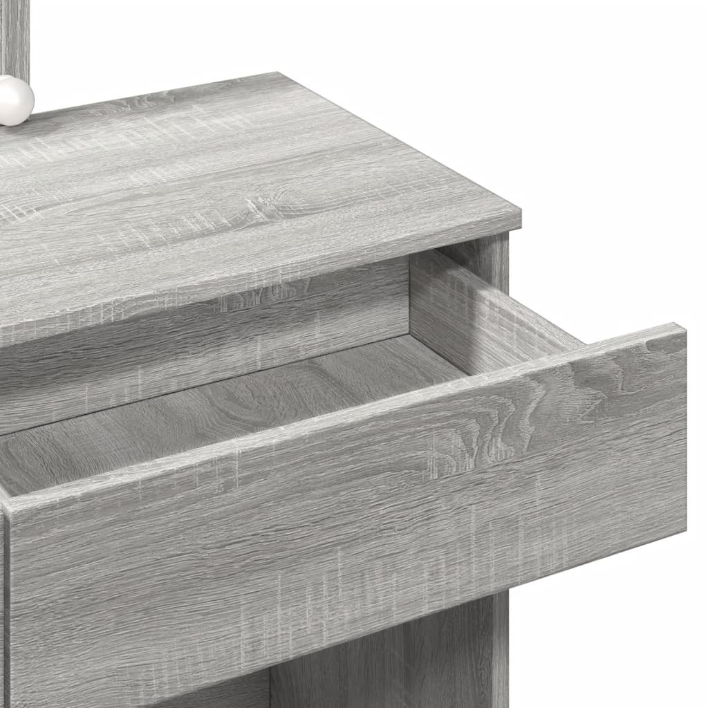 Dressing Table With Led 100X40X130 Cm